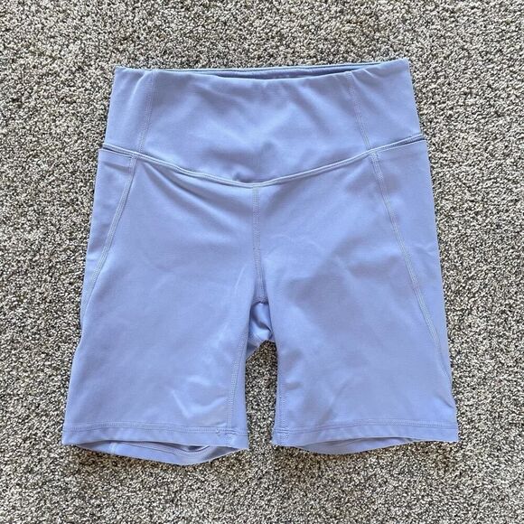 Zella Periwinkle Pocket Bike Shorts - Size: Small - Picture 1 of 6